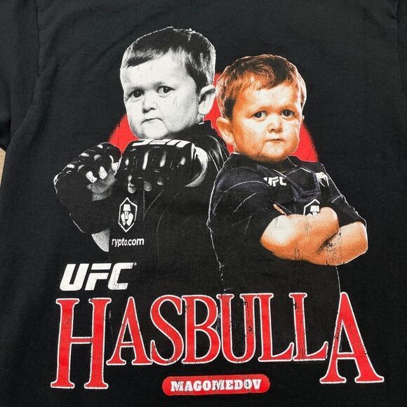 UFC Shirt Mens Medium Black Hasbulla Magomedov MMA Fighting Graphic - Picture 2 of 7